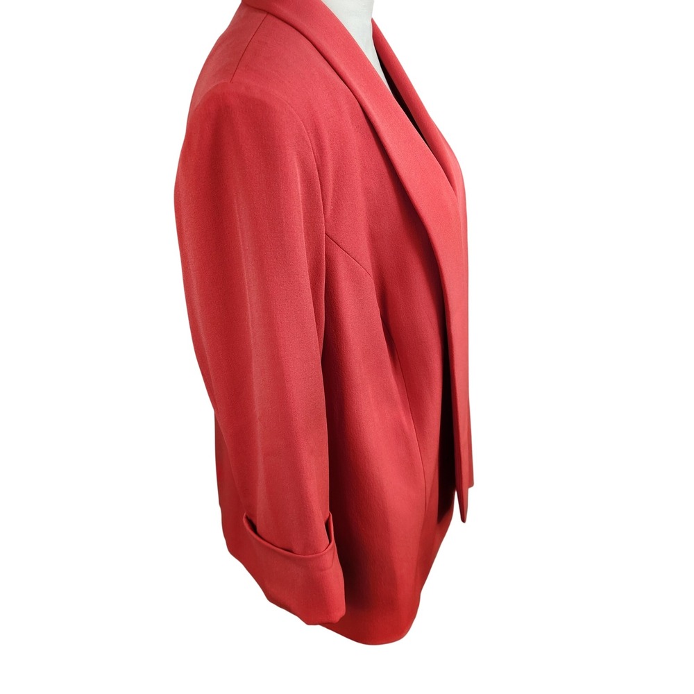 Jones Studio Separates Red Open Front Blazer Jack… - image 2